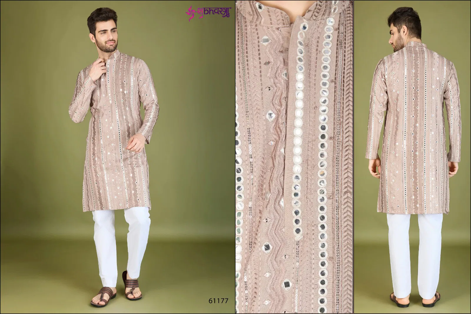  Modern Ethnics 3 Viscose by Shubhvastra  Rayon Mens Kurta Collection